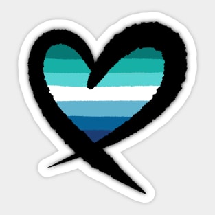 Pride Gay Little heart Sticker